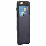 GOOSPERY for iPhone 6 & 6s TPU + PC Sky Slide Bumper Protective Back Case with Card Slots(Navy Blue)