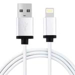  1m 3A 8 Pin to USB Data Sync Charging Cable for iPhone, iPad, Diameter: 4 cm(White)