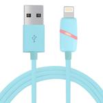 1m Circular Bobbin Gift Box Style 8 Pin to USB Data Sync Cable with Indicator for iPhone, iPad(Blue)