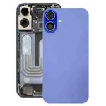 For iPhone 16 Battery Back Cover with Camera Lens Cover(Cyan)