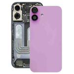 For iPhone 16 Plus Battery Back Cover with Camera Lens Cover(Pink)