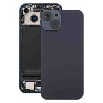 For iPhone 14 China Version Battery Back Cover with Middle Frame(Black)