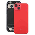 For iPhone 14 China Version Battery Back Cover with Middle Frame(Red)