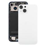 For iPhone 14 China Version Battery Back Cover with Middle Frame(White)