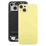 For iPhone 14 Plus EU Version Battery Back Cover with Middle Frame(Yellow)