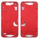 For iPhone 14 Middle Frame Bezel Plate (Red)