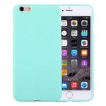 For iPhone 6 Plus & 6s Plus Solid Color TPU Protective Case Without Round Hole(Green)