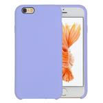 Pure Color Liquid Silicone + PC Protective Back Cover Case  for iPhone 6 Plus & 6s Plus(Light Purple)