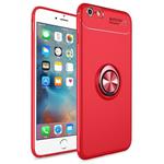 Metal Ring Holder 360 Degree Rotating TPU Case for iPhone 6 Plus & 6s Plus (Red)