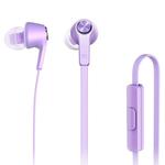 Original Xiaomi HSEJ02JY Basic Edition Piston In-Ear Stereo Bass Earphone With Remote and Mic(Purple)