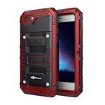 Waterproof Dustproof Shockproof Zinc Alloy + Silicone Case for iPhone 6 Plus & 6s Plus (Red)
