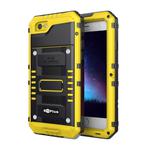 Waterproof Dustproof Shockproof Zinc Alloy + Silicone Case for iPhone 6 Plus & 6s Plus (Yellow)