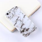 For iPhone 6 Plus & 6s Plus Black White Marble Pattern TPU Protective Back Cover Case