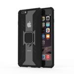 Iron Warrior Shockproof TPU + PC Protective Case for iPhone 6 Plus, with 360 Degree Rotation Holder(Black)