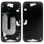 For iPhone 16 Plus Middle Frame Bezel Plate (Black)