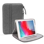 Tablet PC Universal Hand-held Shockproof Inner Pouch Bag Protective Cover for iPad 9.7 inch / Air 3 / Mini 4 / 3 / 2 / 1, with Holder(Grey)