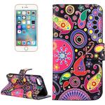 For  iPhone 8 & 7  Acaleph Pattern Leather Case with Holder & Card Slots & Wallet 