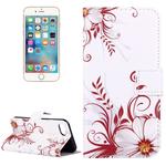 For  iPhone 8 & 7  Flower Buds Pattern Leather Case with Holder & Card Slots & Wallet 