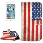 For  iPhone 8 & 7  US Flag Pattern Leather Case with Holder & Card Slots & Wallet 
