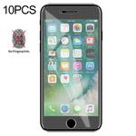10 PCS Non-Full Matte Frosted Tempered Glass Film for iPhone SE 2020 / 8 / 7