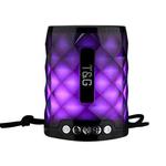 T&G TG155 Bluetooth 4.2 Mini Portable Wireless Bluetooth Speaker with Colorful Lights(Black)