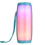 T&G TG157 Bluetooth 4.2 Mini Portable Wireless Bluetooth Speaker with Melody Colorful Lights(Green)