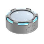 CH008 Amazon Echo Dot 2 Bluetooth Speaker Silicone Case Amazon Protection Cover(Grey)