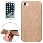 For  iPhone 8 & 7  Artistic Wood Grain Soft TPU Protective Back Case