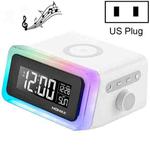 MOMAX QC2 Q.CLOCK2 Multi-function Wireless Atmosphere Lamp Alarm Clock Bluetooth Speaker (US Plug)