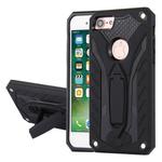 Tough Armor TPU + PC Combination Case with Holder, For  iPhone 8 & 7  Tough Armor TPU + PC Combination Case with Holder(Black)