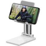 CCT7 Universal Portable Folding Desktop Holder Bracket for Mobile Phone Tablet(White)