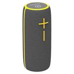 HOPESTAR P21 TWS Portable Outdoor Waterproof Woven Textured Bluetooth Speaker, Support Hands-free Call & U Disk & TF Card & 3.5mm AUX & FM (Grey)