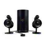 Razer Nommo Pro Wired and Bluetooth Full Frequency 2.1 Multimedia Computer Game Speakers (Black)