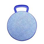 A01L Cloth Texture Round Portable Mini Bluetooth Speaker, Support Hands-free Call & TF Card(Blue)