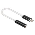 8 Pin to 3.5mm Audio Adapter, Length: About 12cm, Support iOS 13.1 or Above(White)