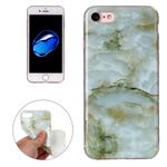 For  iPhone 8 & 7  Green Marbling Pattern Soft TPU Protective Back Cover Case