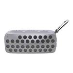 NewRixing NR-4011 Outdoor Splash Water Bluetooth Speaker, Support Hands-free Call / TF Card / FM / U Disk (Grey)