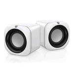 A1 Upgraded Version USB Wire-controlled 4D Stereo Sound Mini Wired Speaker, Cable Length: 1.3m(White)