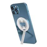 R-JUST SJ20-2 Zinc Alloy Magnetic Bottle Opener Cellphone Holder Without No Trace Sticker (Silver)