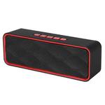 SC211 Pro Outdoor Multi-function Card Wireless Bluetooth Speaker Upgraded Version(Red)