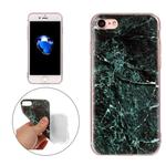 For iPhone SE 2020 & 8 & 7 Dark Green Marble Pattern Soft TPU Protective Case