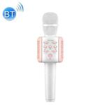 WK D23 3.5mm Interface Wireless Microphone Palm KTV Live K Song Bao Bluetooth Speaker Phone Microphone (Pink)