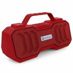 NewRixing NR-4500 Portable Wireless Bluetooth Stereo Speaker Support TWS / FM Function Speaker (Red)