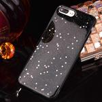 For  iPhone 8 & 7  Epoxy Dripping Black Starry Soft TPU Protective Case Back Cover