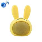 awei Y700 Mini Portable Rabbit Wireless Bluetooth Speaker, Built-in Mic, Support AUX / Hand Free Call(Yellow)
