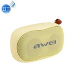 awei Y900 Mini Portable Wireless Bluetooth Speaker Noise Reduction Mic, Support TF Card / AUX(Yellow)