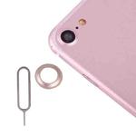 For iPhone 7 Rear Camera Lens Protective Cover with Needle(Gold)