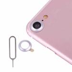 For iPhone 7 Rear Camera Lens Protective Cover with Needle(Silver)