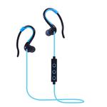 008 In-Ear Ear Hook Wire Control Sport Wireless Bluetooth Earphones with Mic, Support Handfree Call, For iPad, iPhone, Galaxy, Huawei, Xiaomi, LG, HTC and Other Smart Phones(Blue)