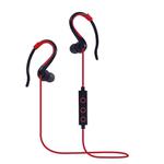 008 In-Ear Ear Hook Wire Control Sport Wireless Bluetooth Earphones with Mic, Support Handfree Call, For iPad, iPhone, Galaxy, Huawei, Xiaomi, LG, HTC and Other Smart Phones(Red)